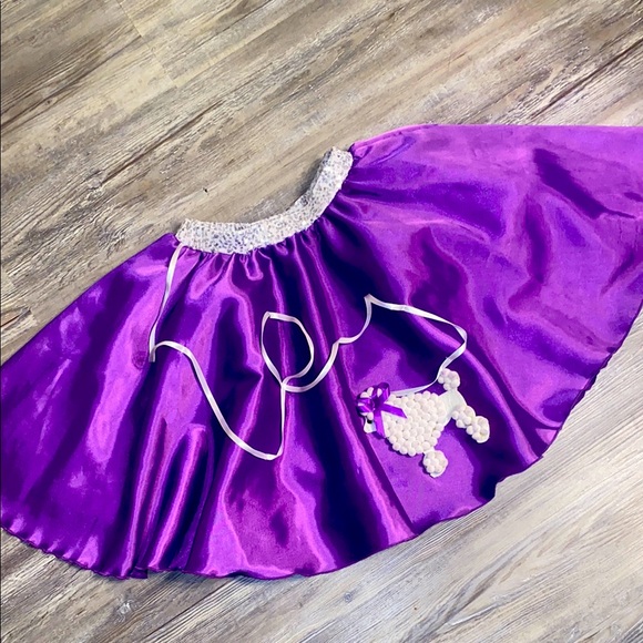 EUC Girls Dress Up 50’s Poodle Skirt Cosplay Large - Picture 1 of 5